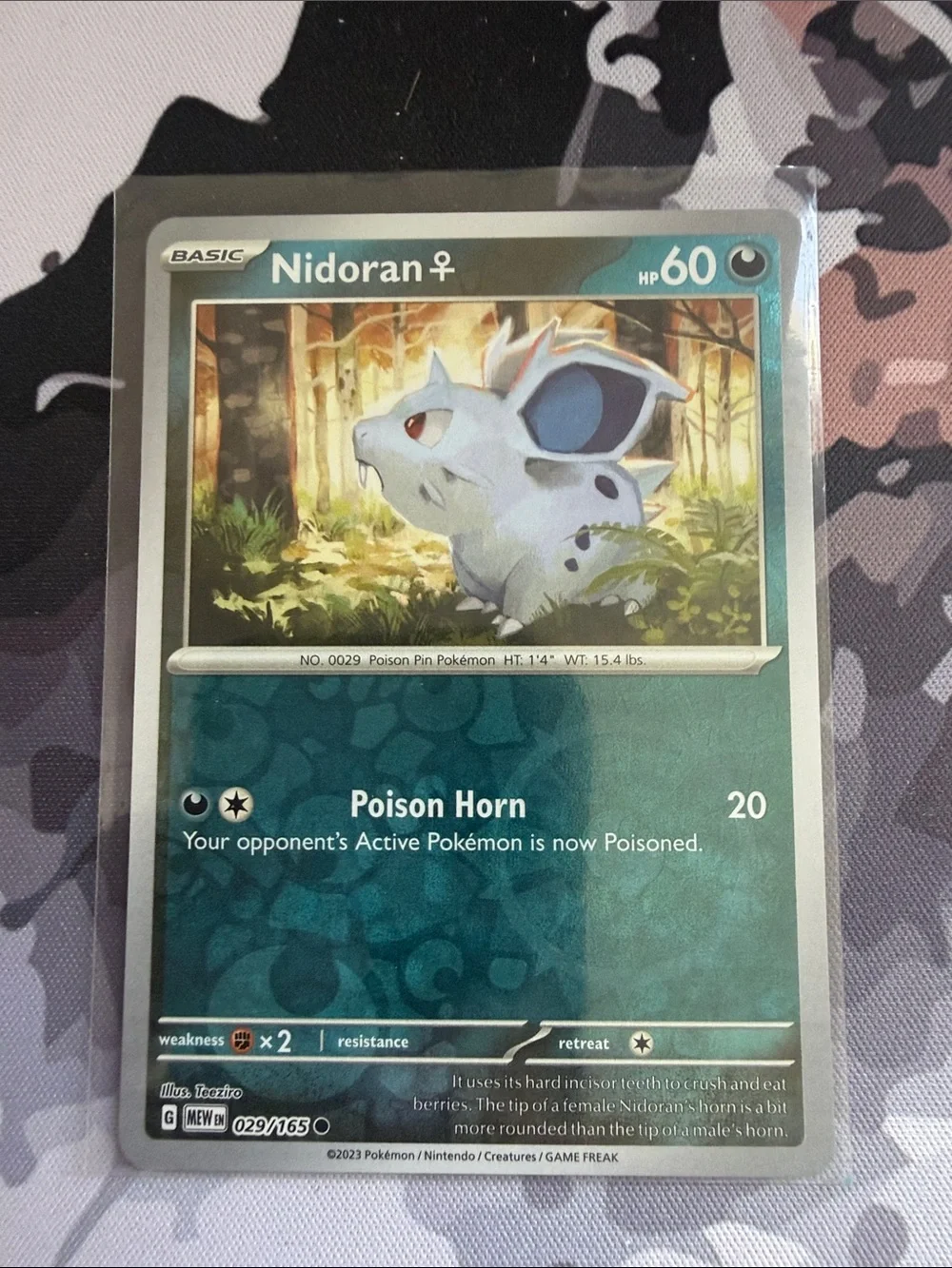 ☠️ Nidoran, Nidorina & Nidoqueen Evolution Pokémon 151 Lot | Reverse Holo ✨5/$25
